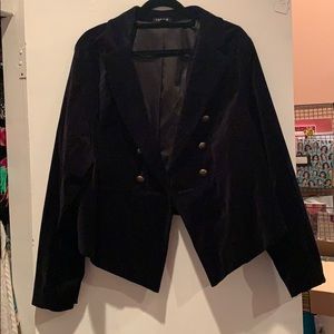 Torrid velvet blazer